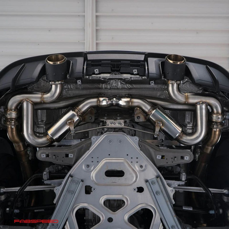 Porsche 718 GT4 / GTS / Spyder Valvetronic X-Pipe Exhaust System (2020+)