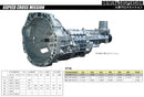 HPI 6 SPEED CROSS TRANAMISSON GEARBOX - NISSAN S13/S14/S15 SILVIA, 180SX & 200SX