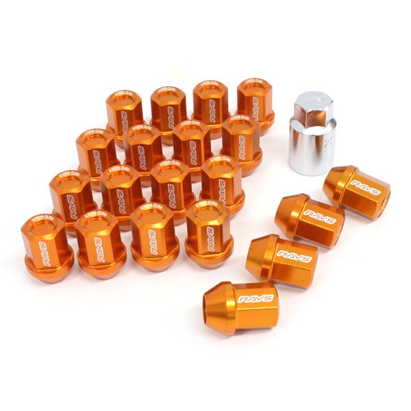 RAYS L32 Duralumin Straight Lock & Nut Set (5H set)