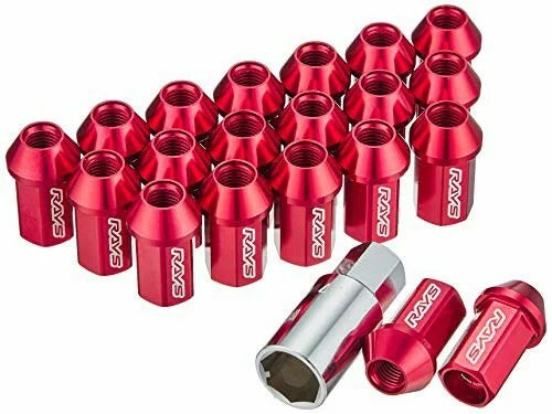 RAYS L42 Duralumin Straight Lock & Nut Set (5H set)