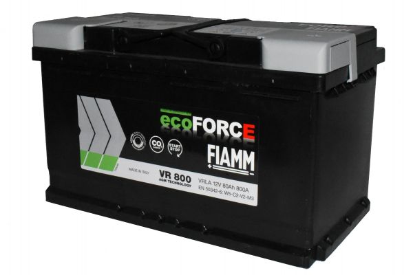FIAMM ecoFORCE AGM VR800 汽車環保電池